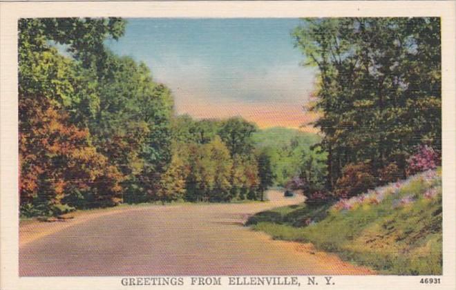 New York Greetings From Ellenville