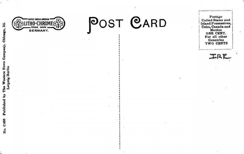 CHICAGO, Illinois IL      DEL PRADO HOTEL     ca1910's Vintage Postcard 