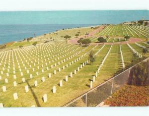 Pre-1980 CEMETERY GRAVEYARD Point Loma - Near San Diego California CA E3178-22