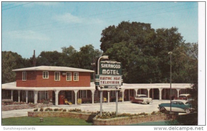 Louisiana New Orleans Sherwood Motel 1958