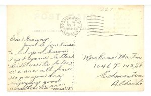 Canada - BC, Rossland. Red Mountain Ski Lift ca 1949    RPPC