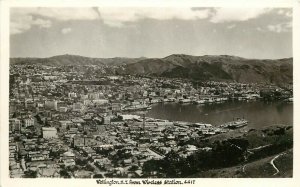 RPPC POstcard; Wellington New Zealand from Wireless Station, 4417 Unposted