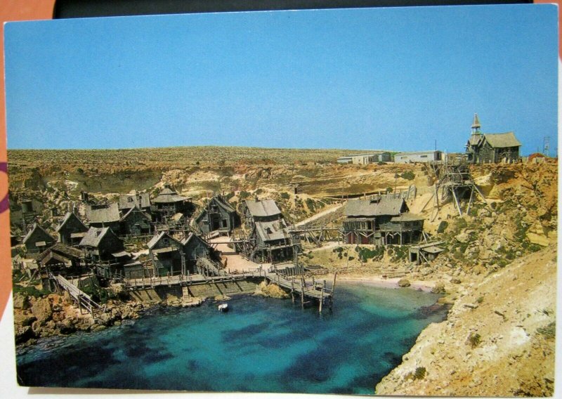 Malta Popeye Village Anchor Bay unposted marked 1985