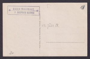 Austria postcard Maria Waldrast Monastery Alps 1341m Olperer view 1929