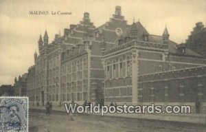 La Caserne Malines, Belgium 1920 Stamp on front 