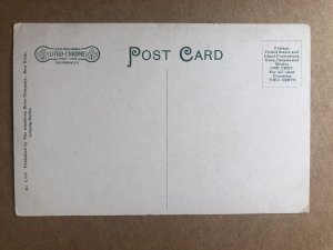 Divided back postcard Freshmen 'Rush' Ohio Wesleyan U., Delaware OH...