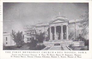 Iowa Des Moines First Methodist Church 1966