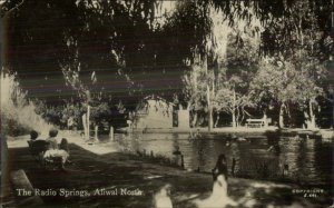 Africa - Aliwal North Radio Springs Swimming Used c1920s Real Photo Postcard