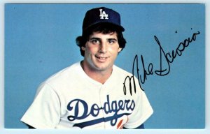 MIKE SCIOSCIA Baseball Player LOS ANGELES DODGER ca 1980s   Postcard 