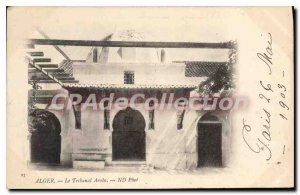 Postcard Old ALGIERS Arabian court