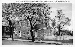 First Court House of Cumberland County Home of Civic Club - Shippensburg, Pen...