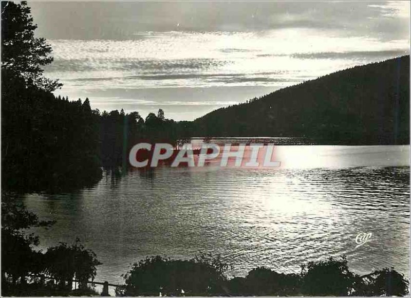 Modern Postcard Gerardmer Sunset Lake