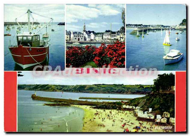 Postcard Modern BINIC thrown church harbor basin