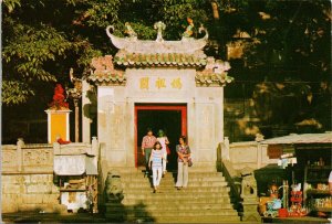 Temple of Fisherfolk Macao Macau Casino China Unused Continental Postcard C10