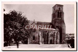 Old Postcard Bellac Notre Dame Church