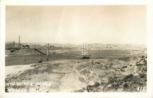 1950s Vallejo California Carquinez Bridge #417 Postcard RPPC 25-319