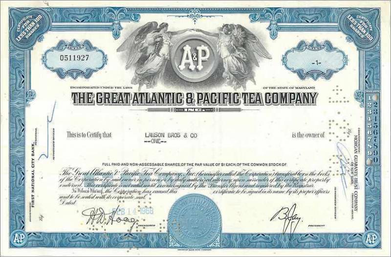 Coupon Share Action The Great Atlantic & Pacific Tea Company Ange Angel Femme