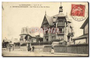 Old Postcard Beuzeval Houlgate Villas Rue des Bains