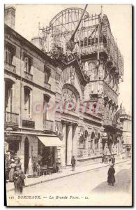 Old Postcard Bordeaux Great Position