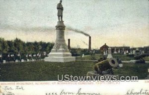 Solders' Monument, Moshassuck Cemetery - Pawtucket, Rhode Island RI  