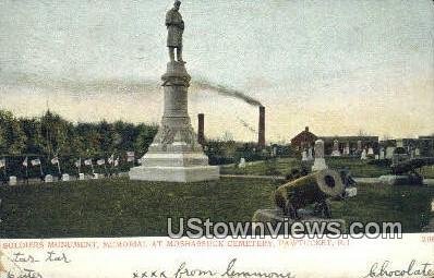 Solders' Monument, Moshassuck Cemetery - Pawtucket, Rhode Island