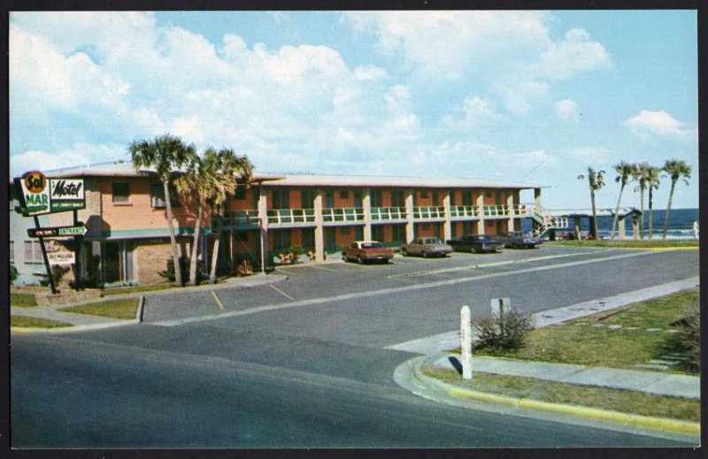 Florida JACKSONVILLE BEACH Sol-Mar Motel, 931 South First Street 1966 - Chrome