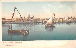 US85 Spain Cadiz panorama sailboat harbour