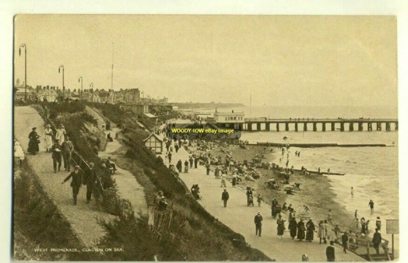 tp2750 - West Promenade , Clacton-on-Sea , Essex - postcard 