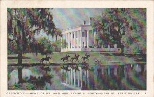 Greenwood Home Of Mr and Mrs Frank S Percy Near St Francisville Louisiana 1948
