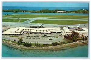 c1950's Bermuda's Civil Air Terminal on Castle Harbor Near St. George's Postcard