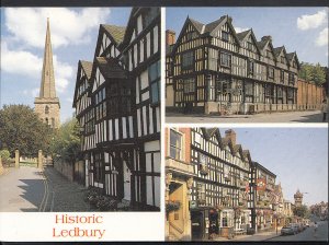 Herefordshire Postcard - Views of Historic Ledbury   LC5242