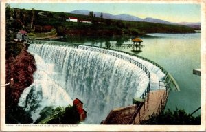 Postcard The Sweetwater Dam in San Diego, California