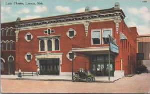 Postcard Lyric Theatre Lincoln Nebraska NE