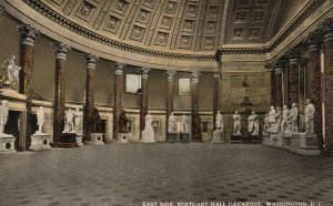 Vintage Postcard 1910s East Side Nat'l. Statuary Hall US Capitol Washington D.C.