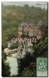 Old Postcard The castle Walzin