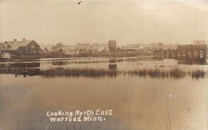 J17/ Warroad Minnesota RPPC Postcard c1910 North East Homes Store 71