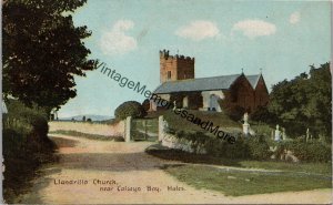 Llandrillo Church near Colwyn Bay Wales Postcard PC315