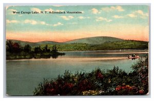 West Caroga Lake Adirondack Mountains New York NY DB Postcard U2