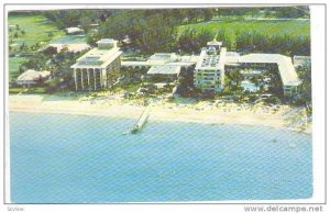 Air view, Nassau Beach Hotel,  Nassau, Bahamas, PU-40-60s