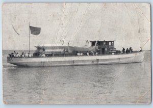 c1910 Cape May New Jersey NJ Postcard Schellenger's Landing Captain Hurley Booye