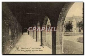 Belgie Belgium Old Postcard Maredsous Abbey School Cloitre