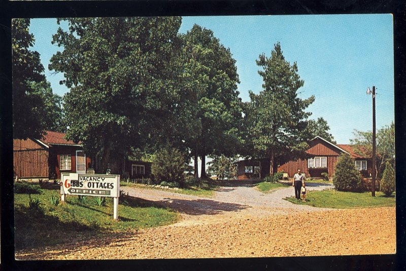 Gilbertsville, Kentucky/KY Postcard, Gibbs Cottages, US Highway 641