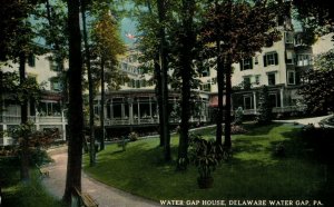 c1910 Water Gap House, Delaware Water Gap, PA. Postcard F87