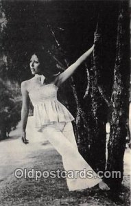 Woman on the Pacific Island Guam USA