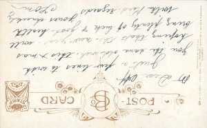 Bamforth comic musical red noses men caricatures vintage greetings postcard