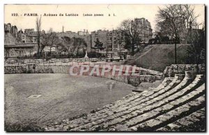 Old Postcard Paris Arenes de Lutece