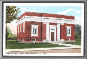 North Carolina, Hendersonville Carnegie Public Library - [NC-041]