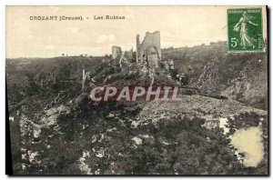 Old Postcard Crozant Generale The Ruins