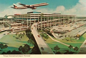 Vintage Postcard New International Jetport Terminal Opening Tampa, Florida FL