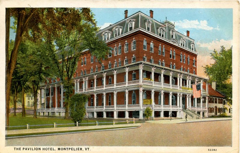 VT - Montpelier. Pavilion Hotel